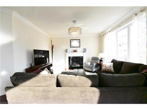 538 Terrington Crescent, Kitchener, ON - Indoor Photo Showing Living Room With Fireplace