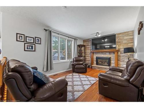 10 Kortright Road E, Guelph, ON - Indoor Photo Showing Living Room With Fireplace