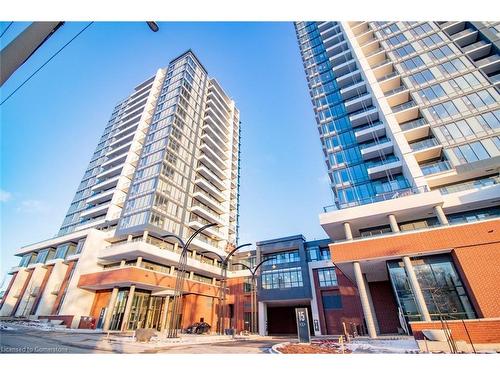 204-5 Wellington Street, Kitchener, ON - Outdoor With Balcony With Facade