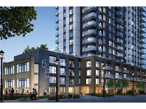 403-55 Duke Street, Kitchener, ON - Outdoor With Balcony With Facade