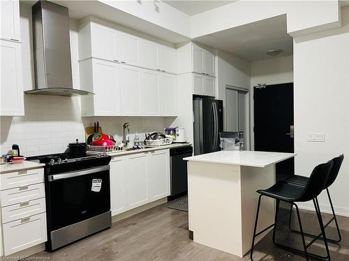 403-55 Duke Street, Kitchener, ON - Indoor Photo Showing Kitchen With Upgraded Kitchen