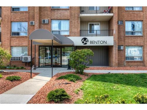 606-64 Benton Street, Kitchener, ON - Outdoor With Balcony With Facade