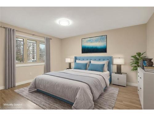 Upper-67 Kimberly Crescent, Kitchener, ON - Indoor Photo Showing Bedroom