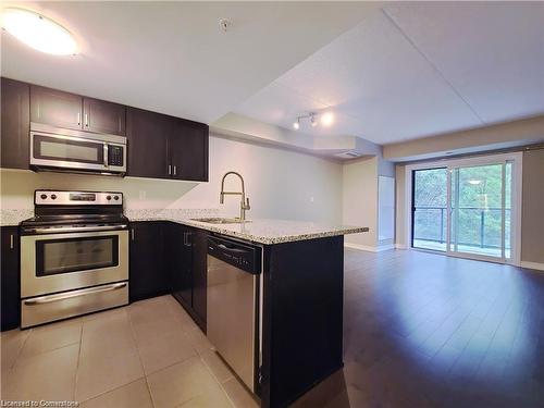 204-50 Bryan Court, Kitchener, ON - Indoor Photo Showing Kitchen With Stainless Steel Kitchen With Upgraded Kitchen