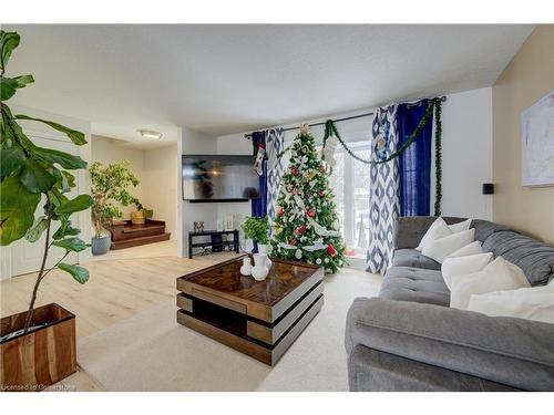 555 Westheights Drive, Kitchener, ON - Indoor Photo Showing Living Room With Fireplace