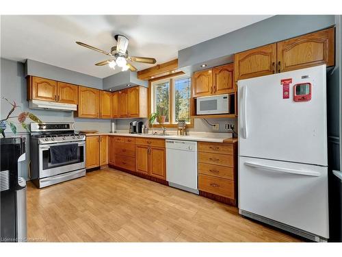 215 West Church Street, Waterford, ON - Indoor Photo Showing Kitchen With Double Sink