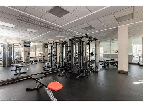 1510-3504 Hurontario Street, Mississauga, ON - Indoor Photo Showing Gym Room