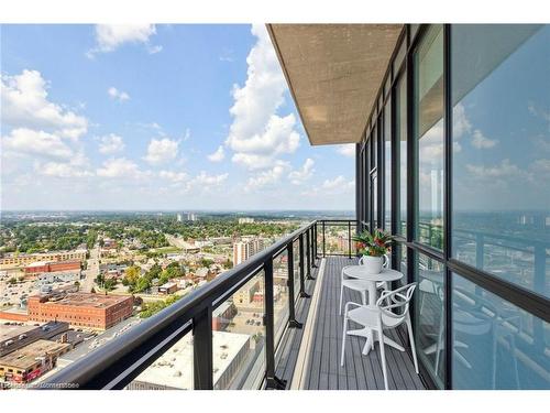 8-60 Charles Street W, Kitchener, ON - Outdoor With Balcony With View With Exterior