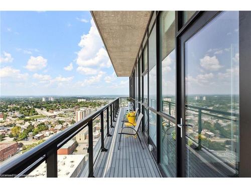 8-60 Charles Street W, Kitchener, ON - Outdoor With Balcony With View With Exterior