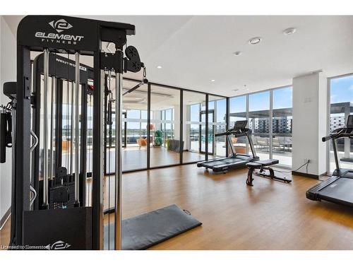 8-60 Charles Street W, Kitchener, ON - Indoor Photo Showing Gym Room