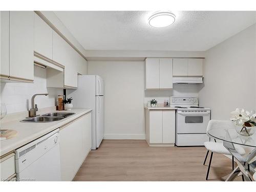 411-55 Green Valley Drive, Kitchener, ON - Indoor Photo Showing Kitchen With Double Sink