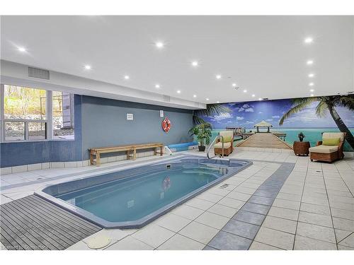 411-55 Green Valley Drive, Kitchener, ON - Indoor Photo Showing Other Room With In Ground Pool