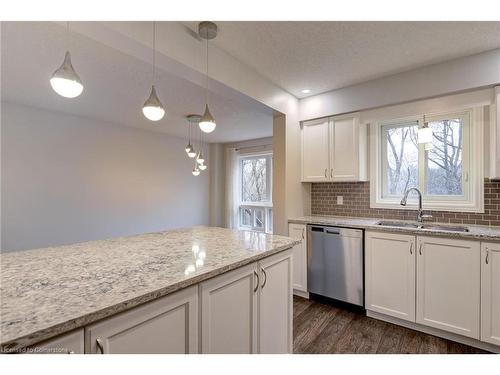 40 Brandy Crescent, Kitchener, ON - Indoor Photo Showing Kitchen With Double Sink