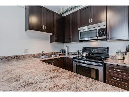 505-120 Mansion Street, Kitchener, ON - Indoor Photo Showing Kitchen With Double Sink