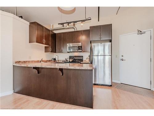 505-120 Mansion Street, Kitchener, ON - Indoor Photo Showing Kitchen