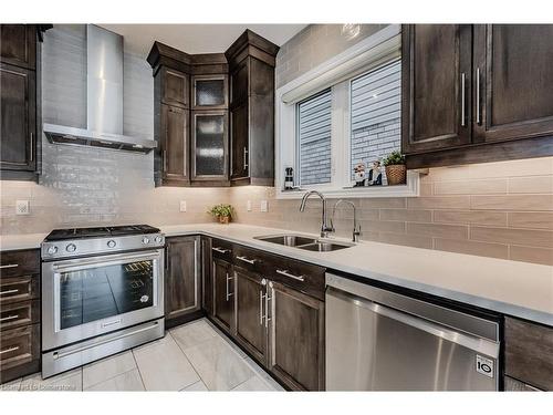 481 Rivertrail Avenue, Kitchener, ON - Indoor Photo Showing Kitchen With Double Sink