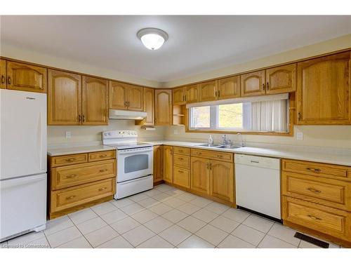 124 Westheights Drive, Kitchener, ON - Indoor Photo Showing Kitchen With Double Sink