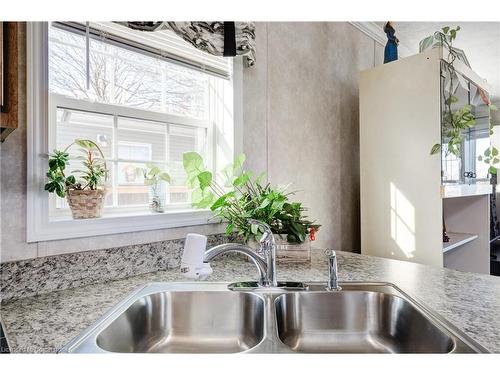 99 Fourth Conc Road, Burford, ON - Indoor Photo Showing Kitchen With Double Sink