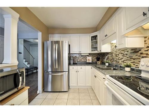 22 Westmount Mews, Cambridge, ON - Indoor Photo Showing Kitchen With Double Sink