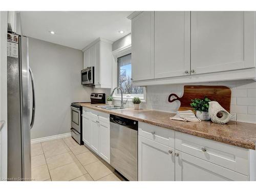 93 Crosby Drive, Kitchener, ON - Indoor Photo Showing Kitchen With Double Sink