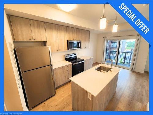 F14-20 Palace Street, Kitchener, ON - Indoor Photo Showing Kitchen With Stainless Steel Kitchen With Double Sink