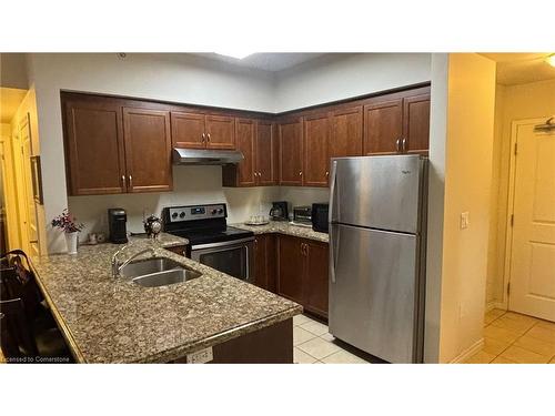 442-1077 Gordon Street Street, Guelph, ON - Indoor Photo Showing Kitchen With Stainless Steel Kitchen With Double Sink