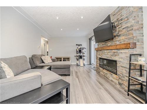 255 Fountain Street N, Cambridge, ON - Indoor Photo Showing Living Room With Fireplace