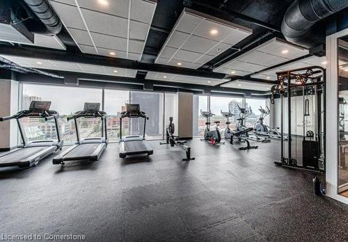 2713-60 Frederick Street, Kitchener, ON - Indoor Photo Showing Gym Room