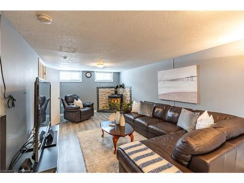 31 Pinecrest Drive, Kitchener, ON - Indoor Photo Showing Living Room With Fireplace