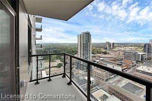 2201-55 Duke Street W, Kitchener, ON - Outdoor With Balcony With View With Exterior