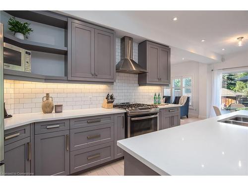 160 Redtail Street, Kitchener, ON - Indoor Photo Showing Kitchen With Double Sink With Upgraded Kitchen