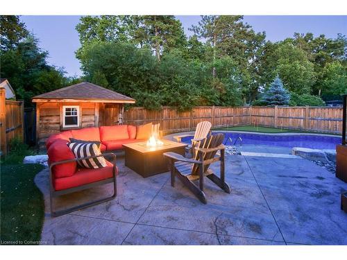 160 Redtail Street, Kitchener, ON - Outdoor With In Ground Pool With Deck Patio Veranda With Backyard