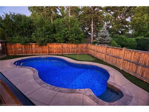 160 Redtail Street, Kitchener, ON - Outdoor With In Ground Pool With Deck Patio Veranda With Backyard