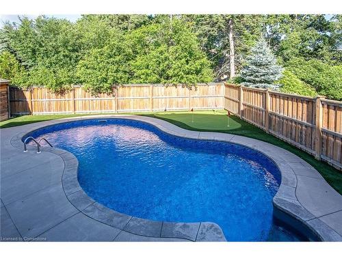 160 Redtail Street, Kitchener, ON - Outdoor With In Ground Pool With Backyard