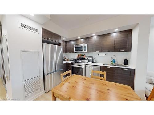 406-2220 Lake Shore Boulevard W, Toronto, ON - Indoor Photo Showing Kitchen With Stainless Steel Kitchen