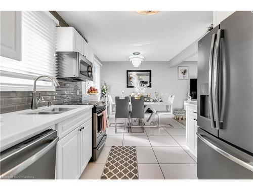 63 Gibson Drive, Kitchener, ON - Indoor Photo Showing Kitchen With Double Sink With Upgraded Kitchen