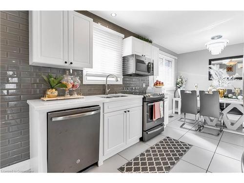 63 Gibson Drive, Kitchener, ON - Indoor Photo Showing Kitchen With Upgraded Kitchen