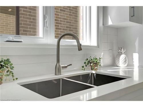 10 Blain Avenue, Cambridge, ON - Indoor Photo Showing Kitchen With Double Sink