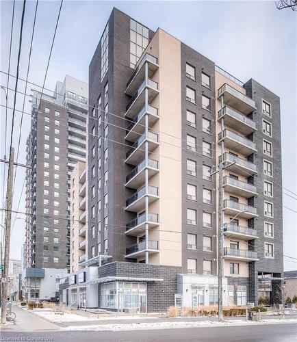 401-8 Hickory Street W, Waterloo, ON - Outdoor With Balcony With Facade