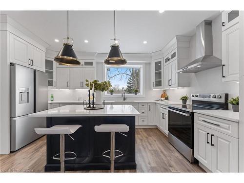 351 Fountain Street S, Cambridge, ON - Indoor Photo Showing Kitchen With Upgraded Kitchen