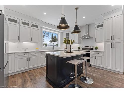 351 Fountain Street S, Cambridge, ON - Indoor Photo Showing Kitchen With Upgraded Kitchen