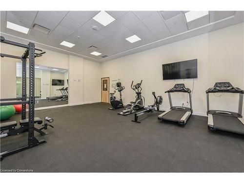 507-100 Garment Street, Kitchener, ON - Indoor Photo Showing Gym Room