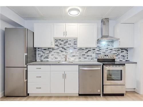 Bsmt Only-39 Lovett Lane, Guelph, ON - Indoor Photo Showing Kitchen With Stainless Steel Kitchen