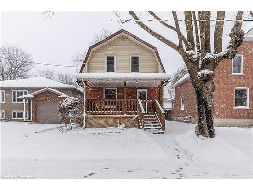 319 Douro Street, Stratford, ON - Outdoor With Deck Patio Veranda With Facade