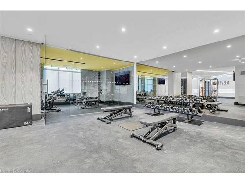 901-55 Duke Street W, Kitchener, ON - Indoor Photo Showing Gym Room