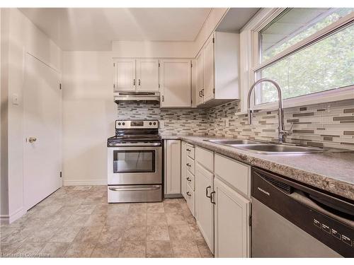 214 Clark Avenue, Kitchener, ON - Indoor Photo Showing Kitchen With Double Sink