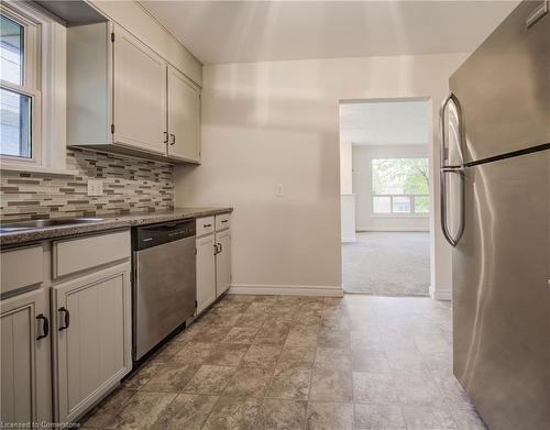 214 Clark Avenue, Kitchener, ON - Indoor Photo Showing Kitchen With Double Sink