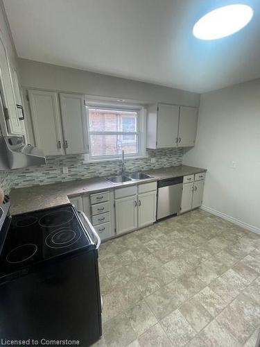 214 Clark Avenue, Kitchener, ON - Indoor Photo Showing Kitchen With Double Sink