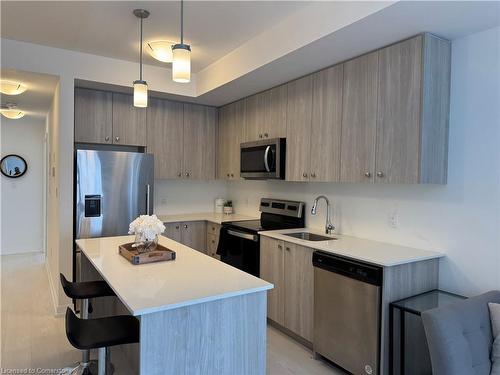 B10-10 Palace Street, Kitchener, ON - Indoor Photo Showing Kitchen With Stainless Steel Kitchen With Upgraded Kitchen