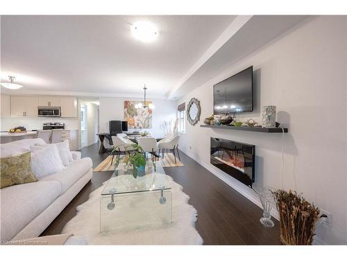 2C-255 Maitland Street, Kitchener, ON - Indoor Photo Showing Living Room With Fireplace